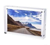 Support photo magnétique en acrylique transparent pour conserver de bons souvenirs avec style (6 x 9 cm)