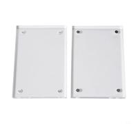 Support photo magnétique transparent en acrylique, conçu pour afficher vos moments précieux (6 x 9 cm)