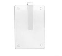 Support photo pour pare-soleil de voiture - Pour la plupart des véhicules - Clip magnétique en acrylique - Tailles 6 x 9 cm et 8 x 12 cm - Transparent - Accessoire pour pare-soleil (6 x 9)