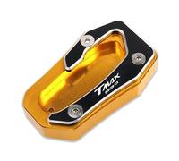 Support Pied Béquille De Moto pour Y&amaha TMAX 530 SX DX 2017-2020 Extension De Béquille Latérale, Plaque De Support Élargie D'extension Latérale Plaque(Or)