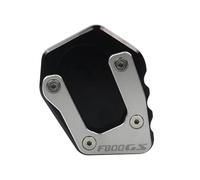 Support Pied Béquille Latérale pour Moto pour B&MW F800GS 2024 2025 Extension De Béquille, Plaque De Support, Base Élargie D'extension Latérale Plaque(Noir 1)