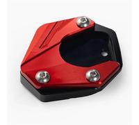 Support Pied Béquille Latérale pour Moto pour H&Onda pour CB500X pour CB125R pour CB300R pour CB400X pour CB650R pour CB500F Repose-Pieds pour Béquille D'extension Latérale Plaque(Rouge)