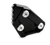 Support Pied Béquille Latérale pour Moto pour Suzuki GSX-R1000 2009-2017 Extension De Béquille Latérale, Plaque De Support, Repose-Pieds De Stationnement D'extension Latérale Plaque(Noir)