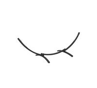 Support Pied de hamac Outsunny Structure Robuste métal époxy, longueur 360 cm pour hamacs de 270 à 330 cm, gris