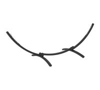 Outsunny Support Pied de hamac Structure Robuste métal époxy, Longueur 360 cm pour hamacs de 270 à 330 cm, Gris