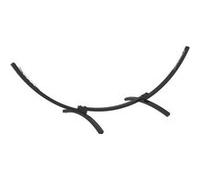 Outsunny Support pied de hamac Structure robuste métal époxy L. 360 cm pour hamacs 270–330 cm Gris