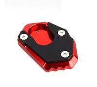 Support Pied Extension De Béquille Latérale pour K&awasaki pour ER6N pour ER6F pour Z650 pour Z900 pour 900RS Protection Élargie D'extension Latérale Plaque(Rouge)