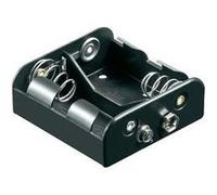 Support de pile 2x LR14 (C) Goobay 11455 raccordement par empreinte pile 9V (L x l x H) 62.5 x 55.8 x 23.5 mm