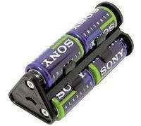 Support pile 6x R14 (C) MPD BU1-M-402 (L x l x h) 112 x 53 x 48 mm Noir G