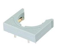 Support pile bouton CR 2450N, CR 2477N Renata 701112 horizontal, montage THT Blanc G