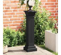 Support Pilier Carré à Plantes Bois Clair 17x17x66 cm MDF Terrasse vidaXL