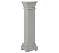 Support Pilier Classique Carré Pour Plantes 17 X 17 X 66 Cm Mdf Gris Helloshop26 02_0045032 Multicolore