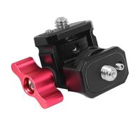 Support pivotant à 180 degrés avec vis de 6,35 mm pour trépied, microphone, caméras, équipement de moniteurs de terrain