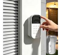Support pivotant pour clavier vidéo myQ Smart Garage - Support d'angle réglable résistant aux intempéries - Pivote de 40 ° à 140 ° pour une large plage de vision - Housse imperméable avec protection