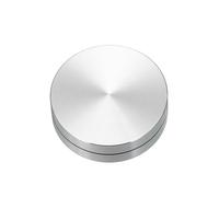 Support pivotant rotatif de 3,8 cm avec roulements à billes en acier, plateau tournant annulaire Lazy Susan pour armoires d'angle de cuisine, annulaire de 1,1 cm, argenté