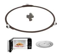 Support pivotant Universel Four àmicro Ondes,Anneau Support Plateau tournant Interne Four,pour Tourne-Disque en Verre,pour Plaque de Base,Anneau Pivotant,avec Bosch,Siemens,AEG,Severin (17.8cm)