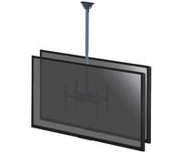 Support plafond 2 écrans TV 37"-70", Hauteur 106-156cm