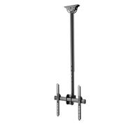 Support plafond écran TV 32"-75", Hauteur 106-156cm, Inclinable