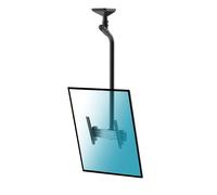 Support plafond inclinable pour 1 écran portrait 43''-75'' - Hauteur 175cm