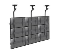 Support plafond mur d'images pour 9 écrans TV 45''-50''