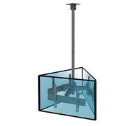 Support plafond pour 3 écrans TV 32"-65" Hauteur réglable 86-325cm
