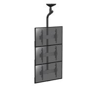 Support plafond pour 3 écrans TV 43''-55'' - Hauteur 225cm