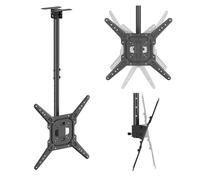 Maclean Support plafond pour téléviseur MC-174 – 23–55" VESA 400x400 Charge 35 kg Noir