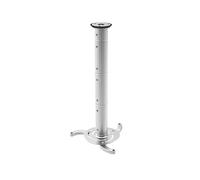 Support plafond pour vidéoprojecteur, Hauteur 13- 100cm, Gris