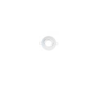 Support plafond Rond Inclinable Blanc Ø92 mm