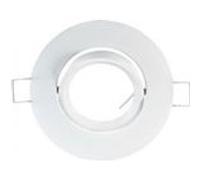 Support plafond Rond Inclinable Blanc Ø92 mm blanc G