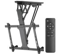 Support Plafond TV Électrique 32-70" 35kg Avec Télécommande Toit Incliné