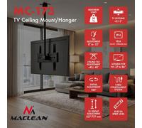 Support Plafond TV Maclean MC-173 37-86" VESA 600x400 Charge 50kg