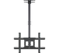 Support Plafond Tv Pour 32"" - 80"" Ecran, Bras Articulé Tv Plafond Poids De 68.2 Kg Support Tv Plafond Long Vesa 100x100-600x400/Bras Television Mural Plafond Inclinable Pivotant [Sup660793]