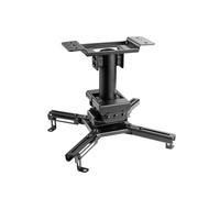 KIMEX - Support vidéoprojecteur - Fixation au Plafond - Hauteur 25 cm - Coloris Noir - 052-3001