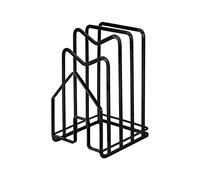 Support Planche a Decouper, Planche à découper, Organiseur de planche à découper, Plateau de cuisson fin Pour Ranger Des Planches à Découper, Des Couvercles de Casseroles, Des Assiettes (Noir 01)