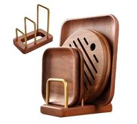 Support Planche Découpe - 16.6x10cm Range-Planches, Range-Couvercles | Base Bois Plan De Travail Ranges-Plateaux Pour Assiettes Plateaux Poêles - Support Planches Bois & , Organisateur Cuisine