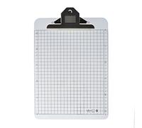 Support/planche transparente A4 avec pince jumbo porte-papier - REF. 9361- Base quadrillée en plastique rigide avec pince extra large en métal et crochet au dos Office Box