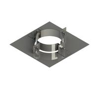 Support plancher avec plaque carrée Ø180