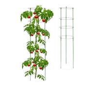 Support plantes grimpantes tuteur de jardin treillis pour balcon Obélisque vert