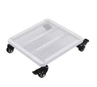 Support Plantes Interieur Avec Roues, Porte Plante Interieur Supports De Pots De Fleurs À Roulettes Plateaux pour Pots, Porte Plante Rectangulaire Fer Chariot À Roulettes ( Color : Bianco , Size : 45x