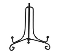 Support Plaque Affichage Fer sur Pied pour Cadre Photo | Chevalet pliable robuste en fer, idéal pour assiette trophée livre, Exposition verticale design classique