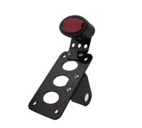 Support Plaque De Moto pour Sportster pour Choppers pour Bobber Feu Arrière À LED À Montage Latéral pour Moto avec Support De Plaque D'immatriculation(F)