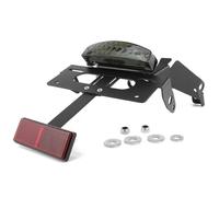 Support Plaque D'immatriculation Arrière pour Moto Feu Arrière Éliminateur Garde-Boue pour G310GS 2018-2024 G310R 2017-2024 Support Plaque Moto(Gray with Reflector)