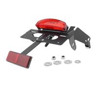 Support Plaque D'immatriculation Arrière pour Moto Feu Arrière Éliminateur Garde-Boue pour G310GS 2018-2024 G310R 2017-2024 Support Plaque Moto(Red with Reflector)