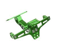 Support Plaque D'immatriculation Arrière pour Ninja 250R 300 400 650 1000 Z400 Z650 Z800 Z900 Z1000 SX ZX6R ZX9R ZX12R ER6N/F Support Plaque Moto(Vert)