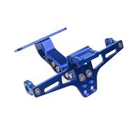 Support Plaque D'immatriculation Arrière pour Ninja 250R 300 400 650 1000 Z400 Z650 Z800 Z900 Z1000 SX ZX6R ZX9R ZX12R ER6N/F Support Plaque Moto(Blue)