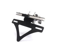 Support Plaque D'immatriculation Clignotant Intégré Cadre Moto Court Réglable Et Bien Rangé Compatible avec pour Z1000 2018-2023 Fixation Plaque Moto