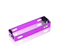 Support Plaque D'immatriculation Moto Support De Cadre Plaque D'immatriculation Moto Réglable, 7 Couleurs Universelles(Violet)