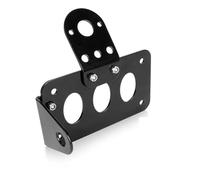 Support Plaque D'immatriculation Moto Support De Plaque D'immatriculation À Montage Latéral pour Moto, 3/4 Pouces, Vélo Personnalisé