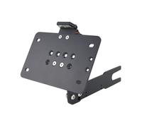 Support Plaque D'immatriculation Moto Support Latéral Universel De Plaque D'immatriculation Moto, avec Éliminateur Garde-Boue À Lumière LED